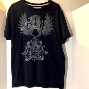 Aeropostale graphic short sleeve t shirt size xl  black white 1987 stree…